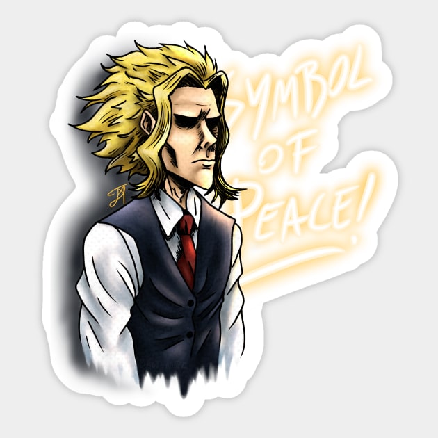 Symbol of peace! Sticker by BrutalHatter